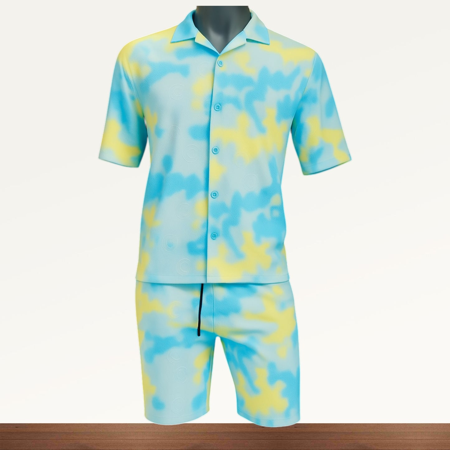 Mens Collar Co-ord Set