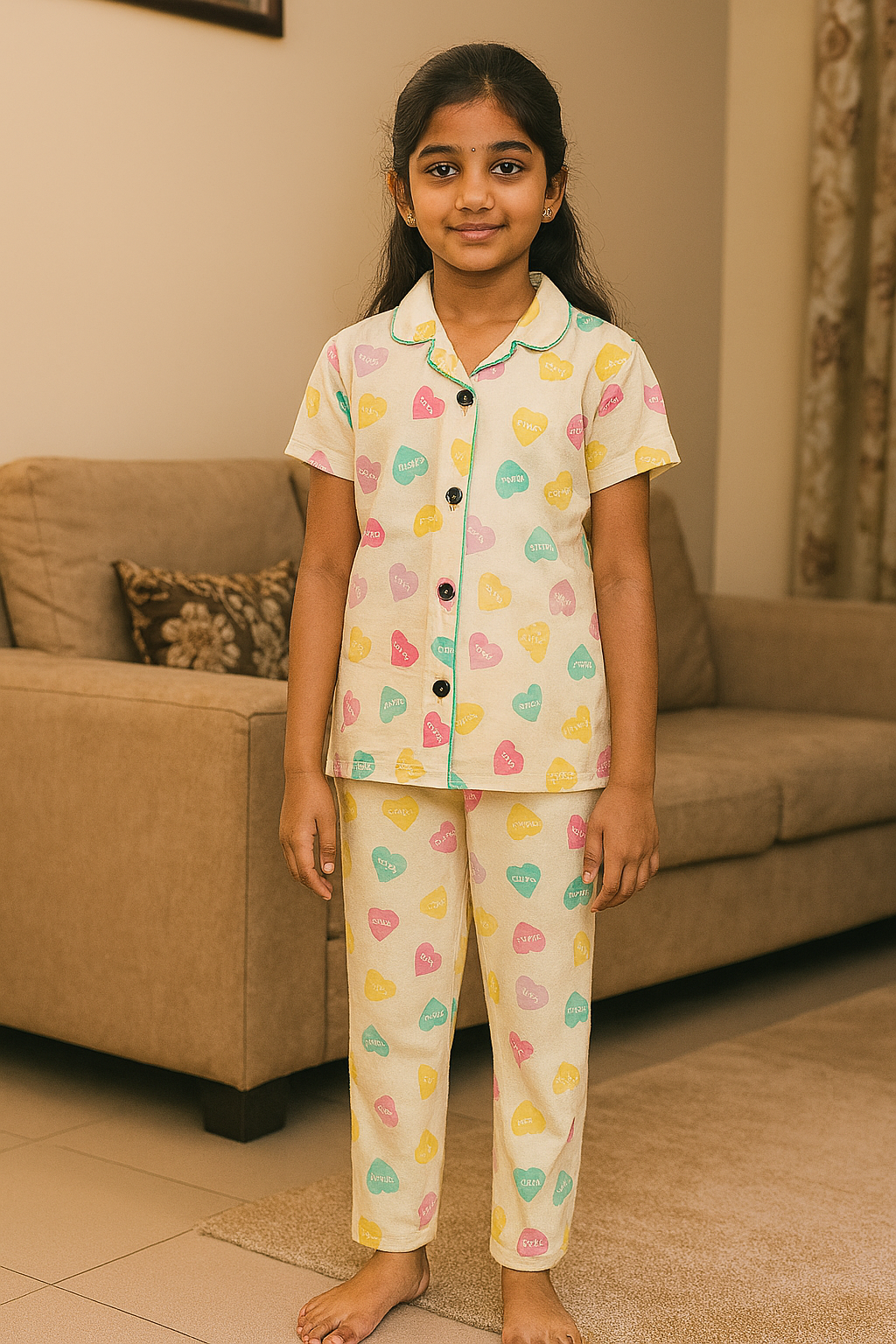Kids Collar Co-ord Set