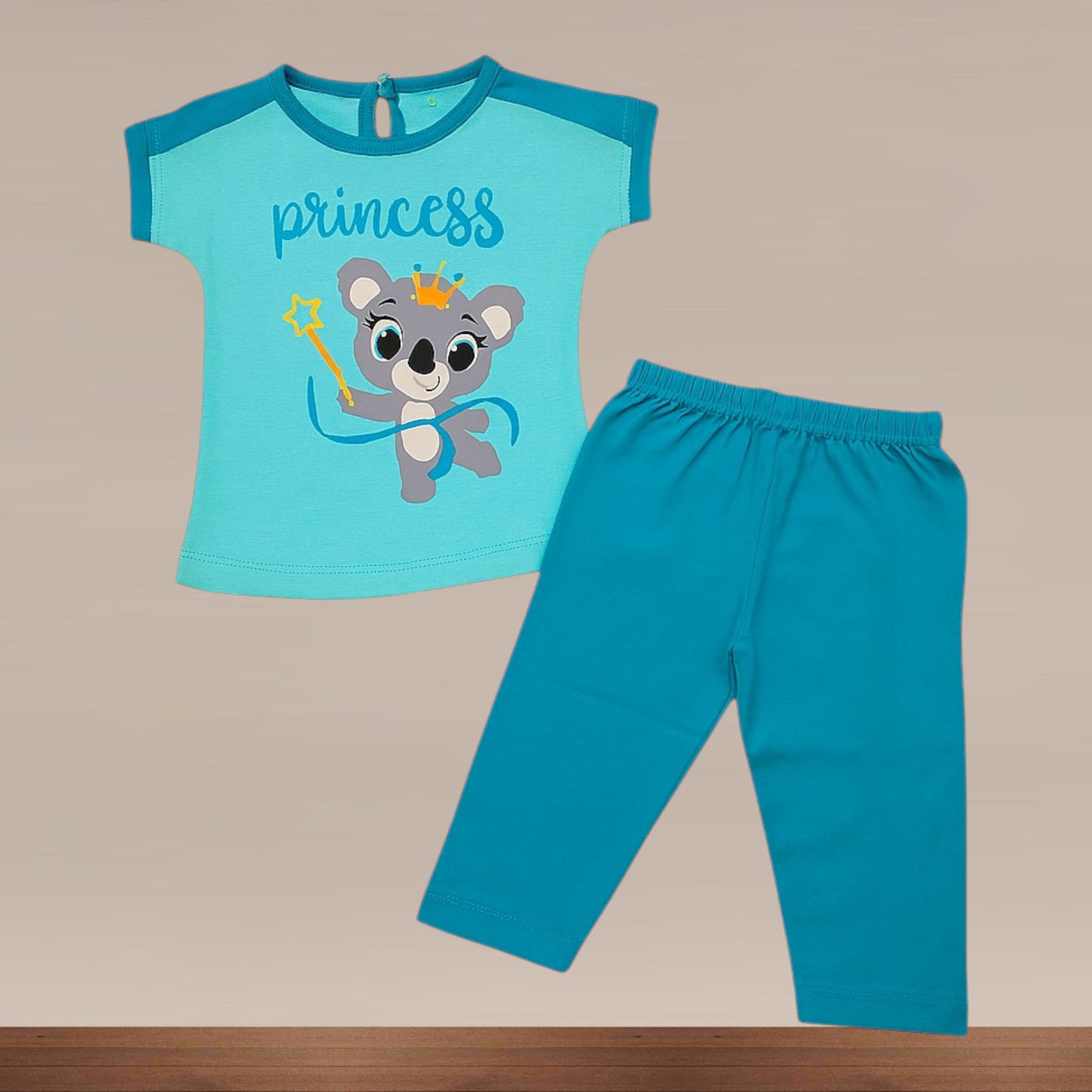 Baby Cotton Capri Set