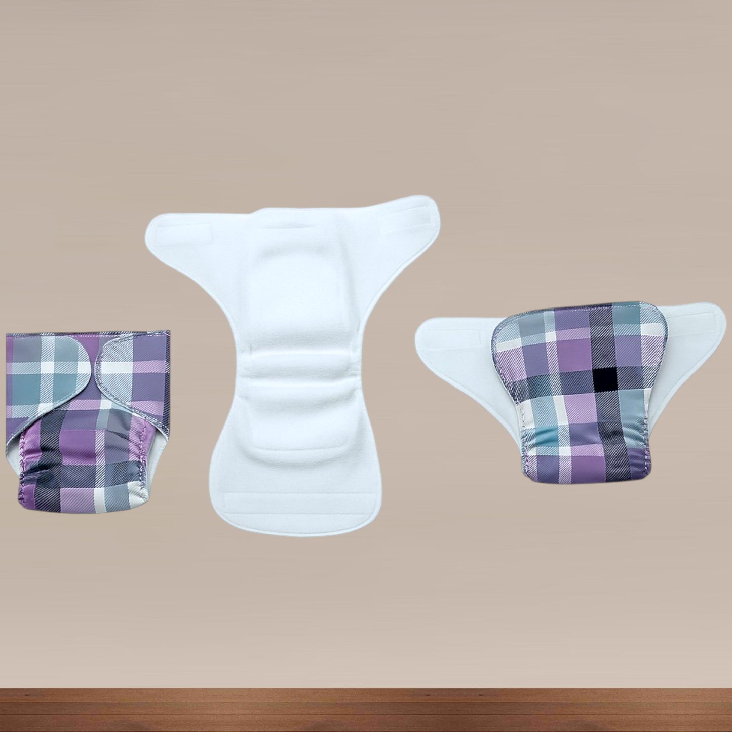 Muslin Premium Cloth Diaper( Velcro Type )