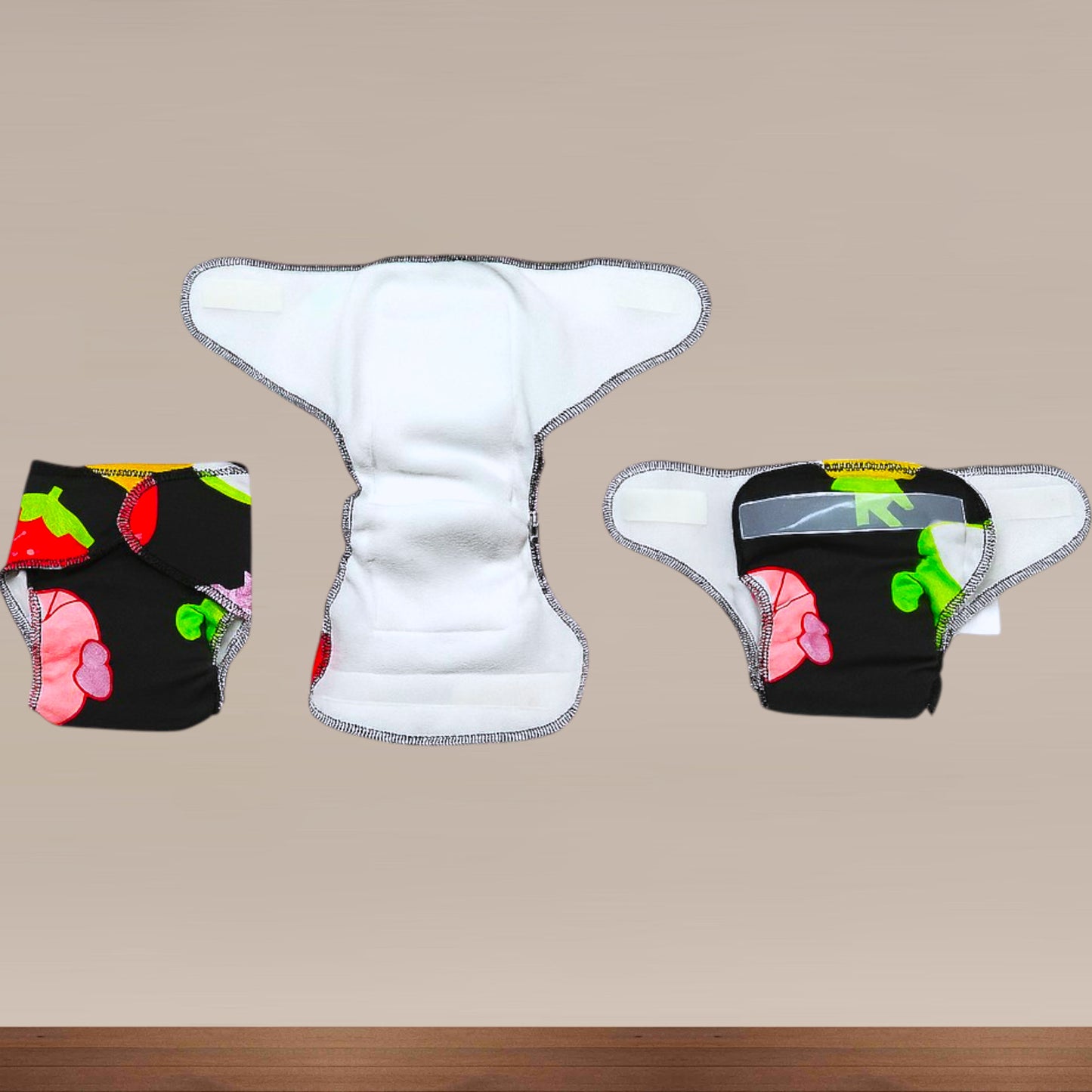 Muslin Premium Cloth Diaper( Velcro Type )