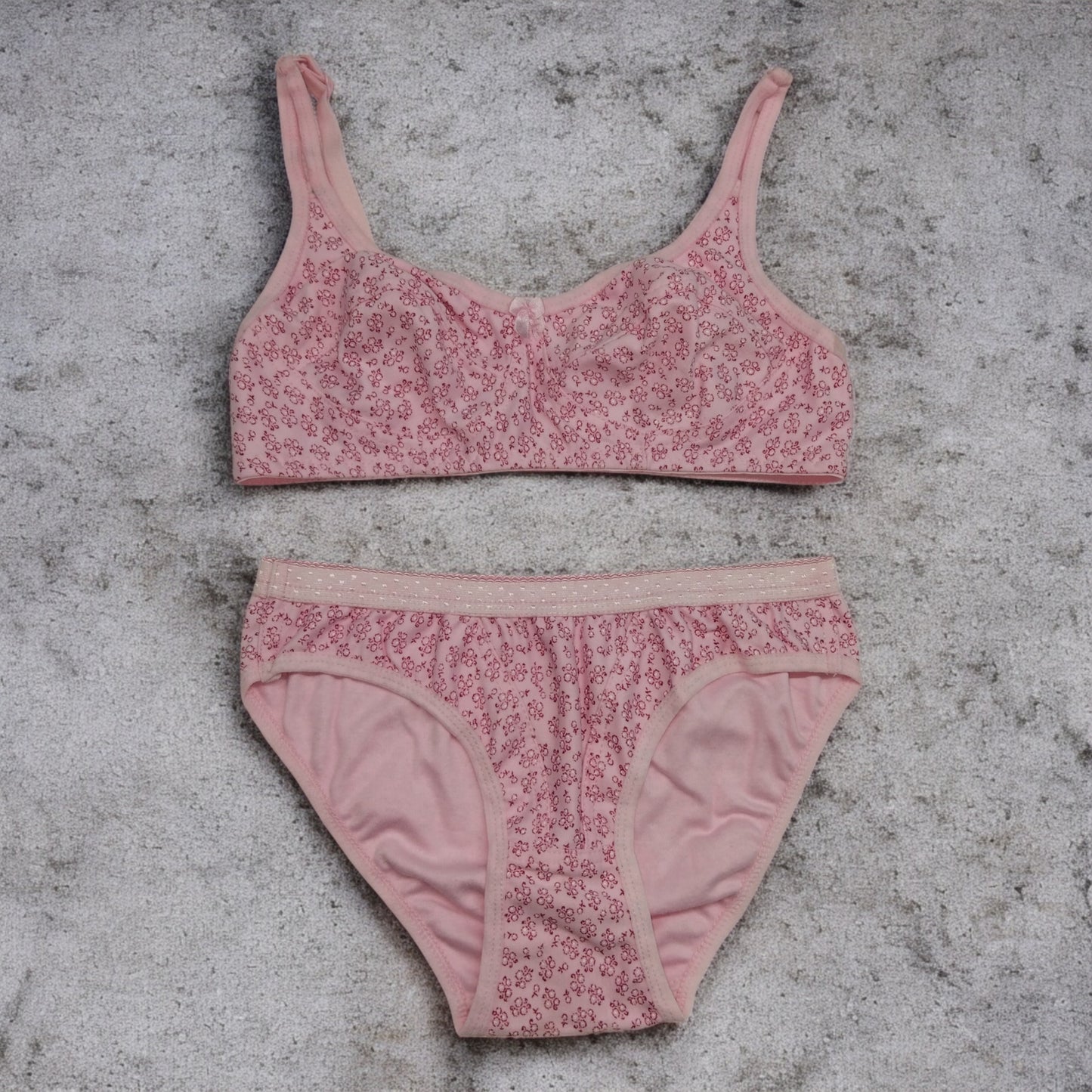 Women Plain Bra Set