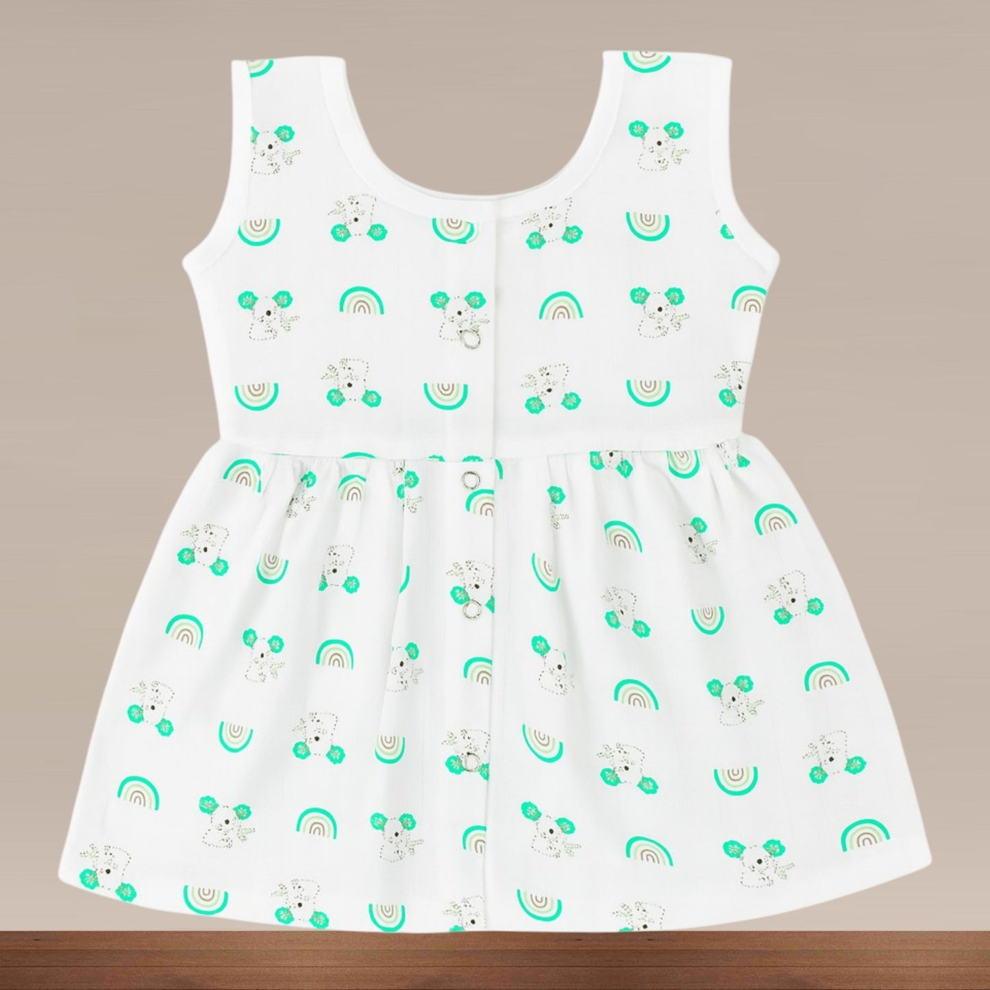 Muslin Premium Button Frock