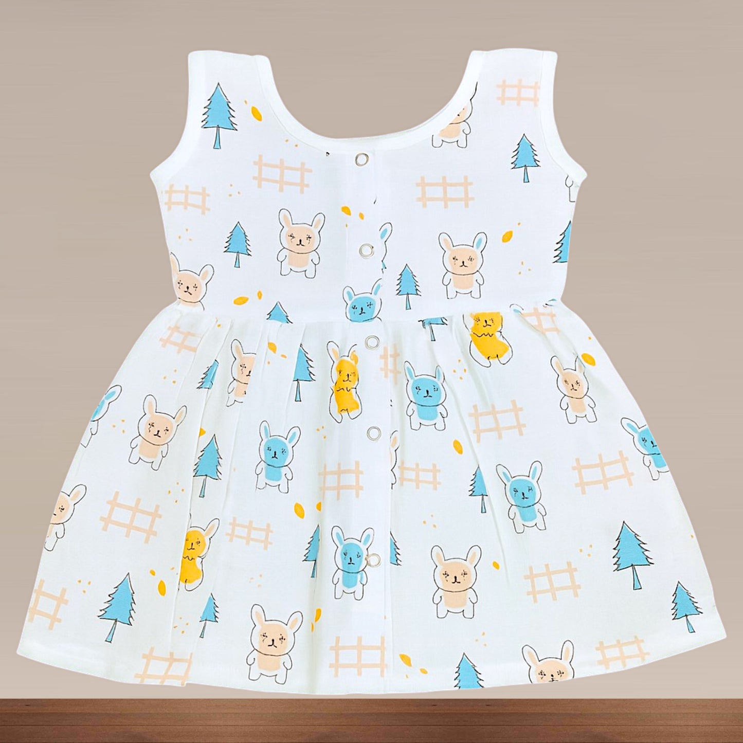 Muslin Premium Button Frock