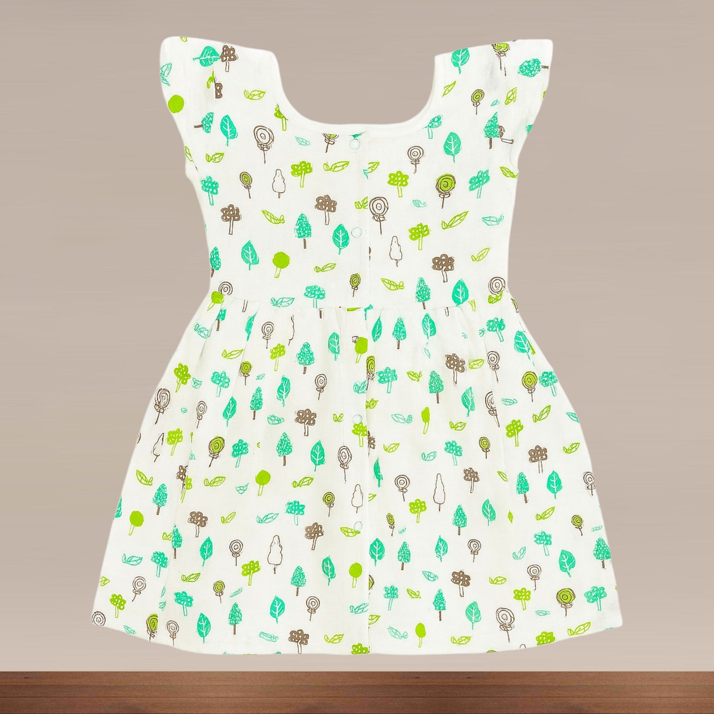 Muslin Premium Baby Girl Frill Frock