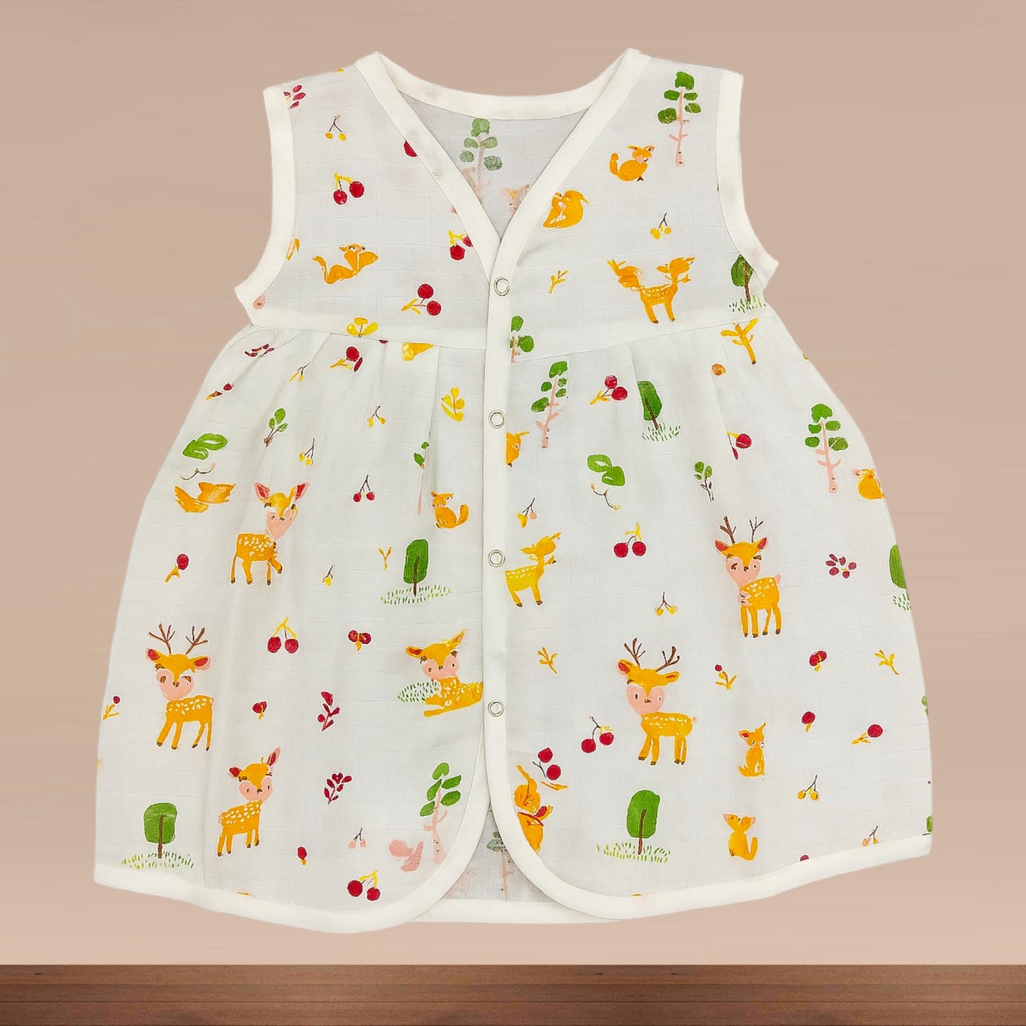 Muslin Premium Baby Girl Chest Cut Frock