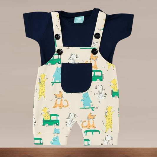 Premium Boy Baby Dungaree Set - 217