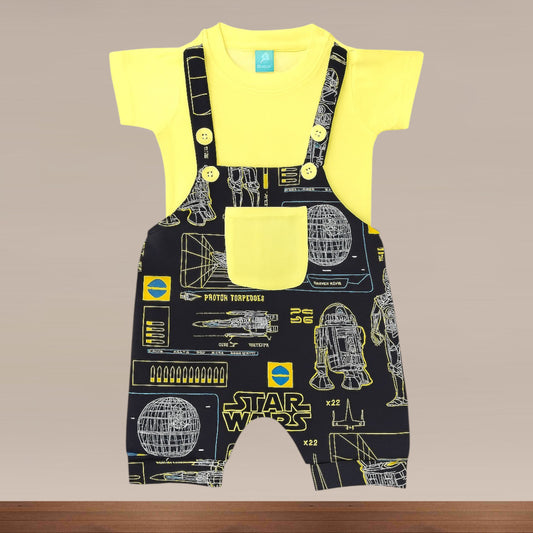 Premium Boy Baby Dungaree Set - 217