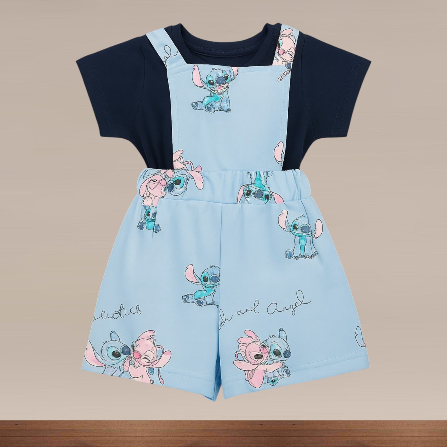 Premium Girl Baby Dungaree Set - 222