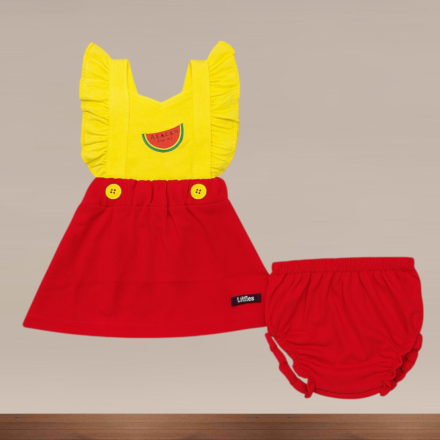 Baby Girl Frock & Shorts Set - 230