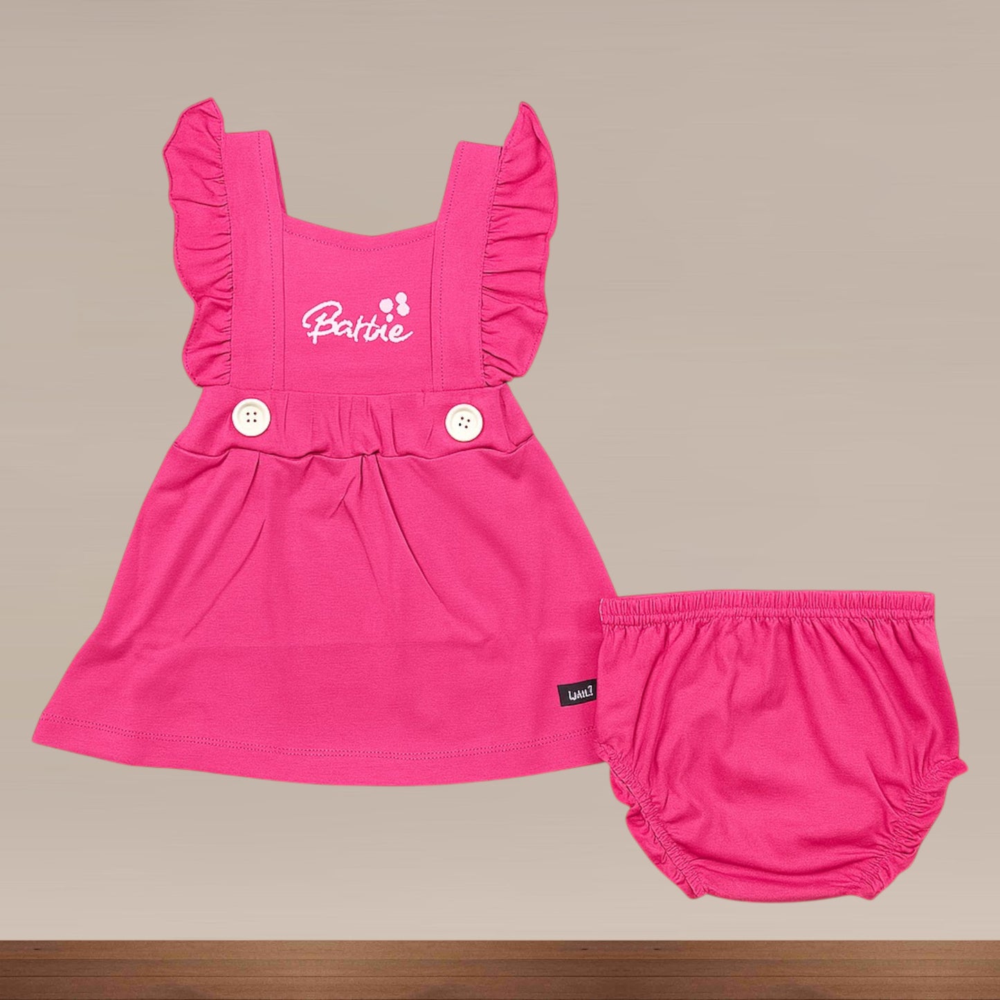 Baby Girl Frock & Shorts Set - 230