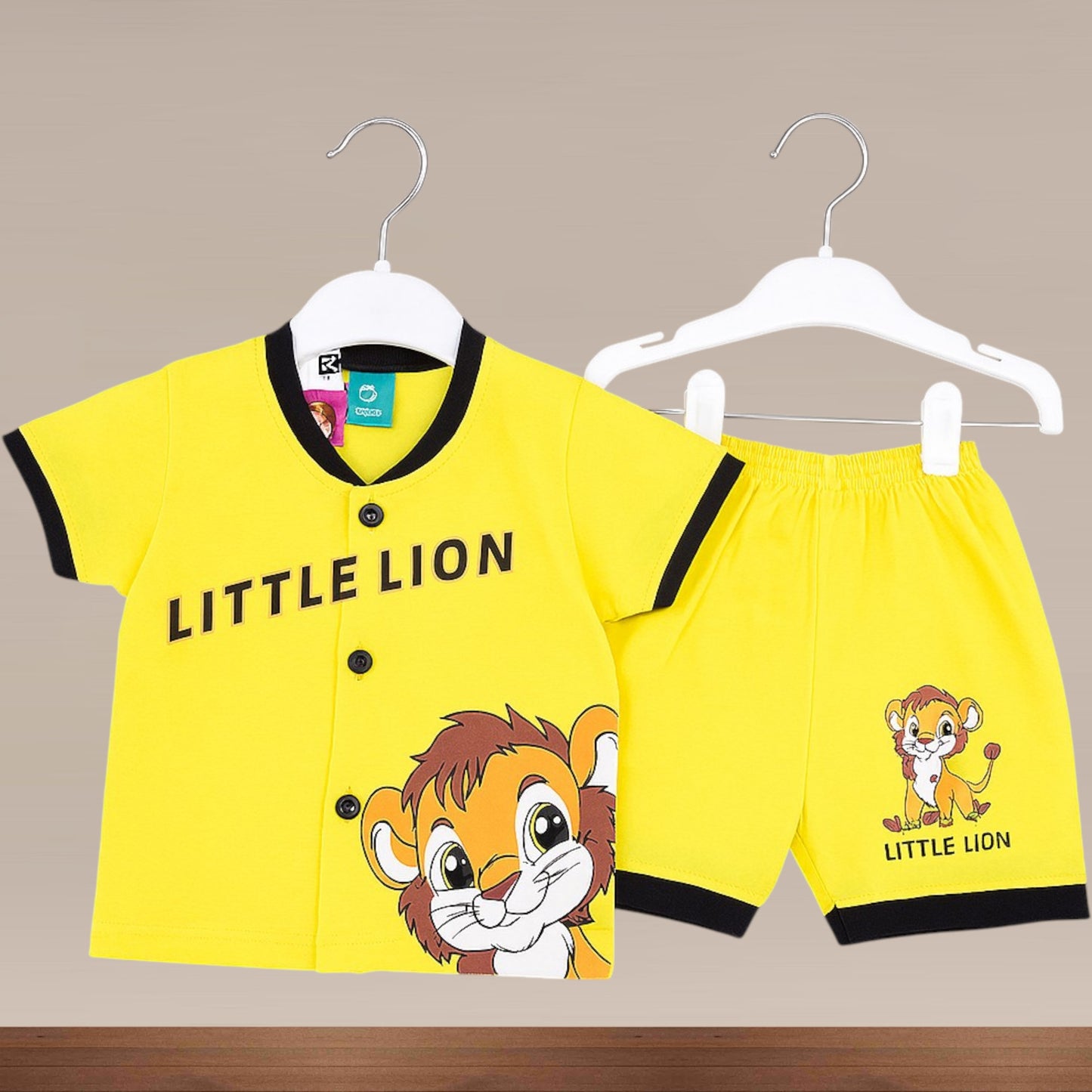 Premium Baby Boy Front Open Shorts Set - 223