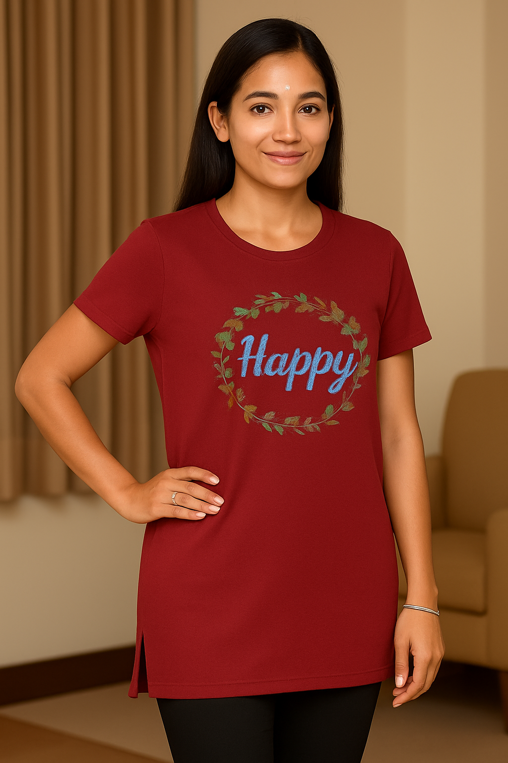 Women Long Polo T-Shirt