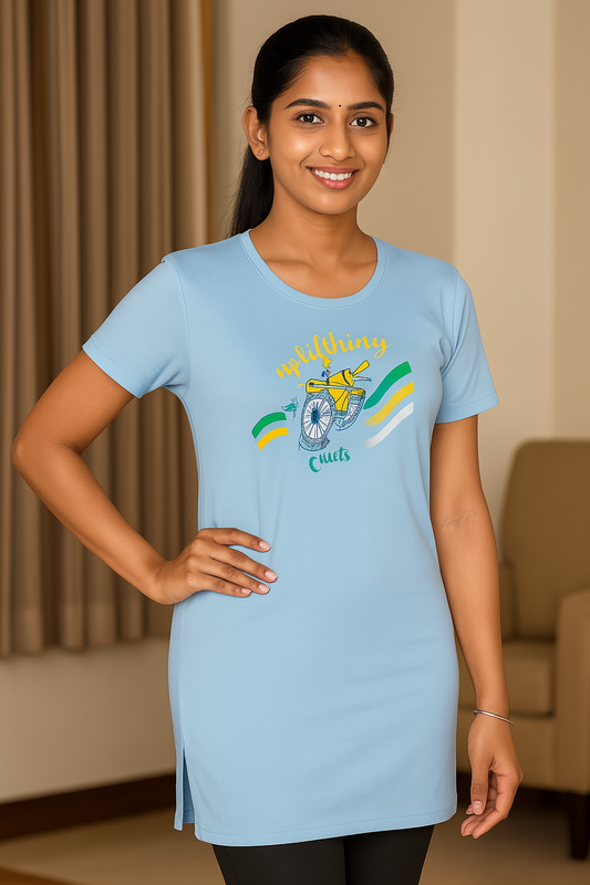 Women Long Polo T-Shirt