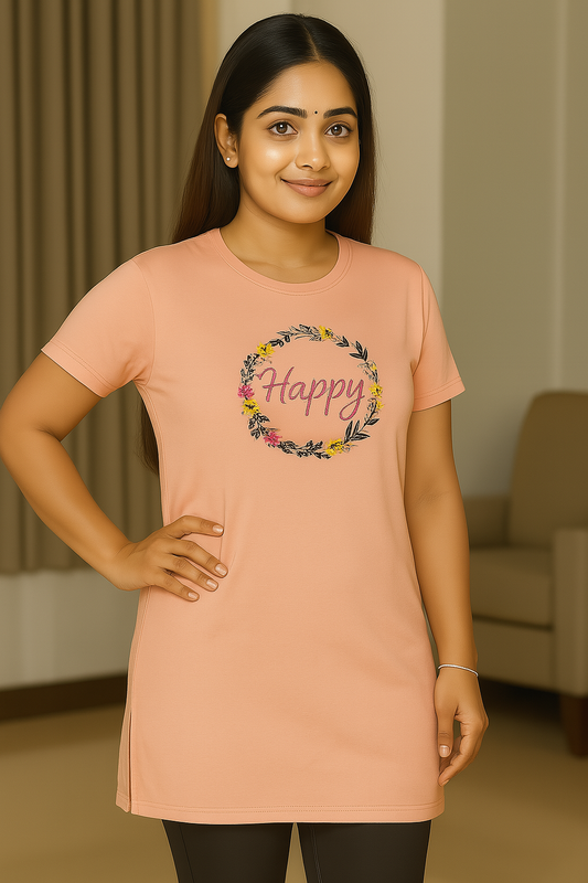 Women Long Polo T-Shirt