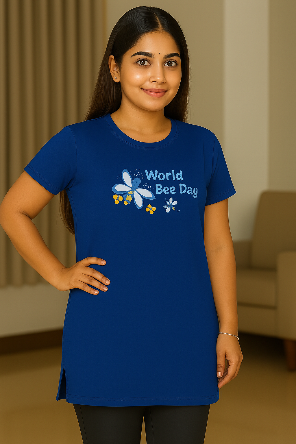 Women Long Polo T-Shirt