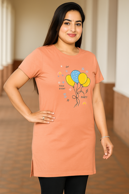 Women Long Polo T-Shirt