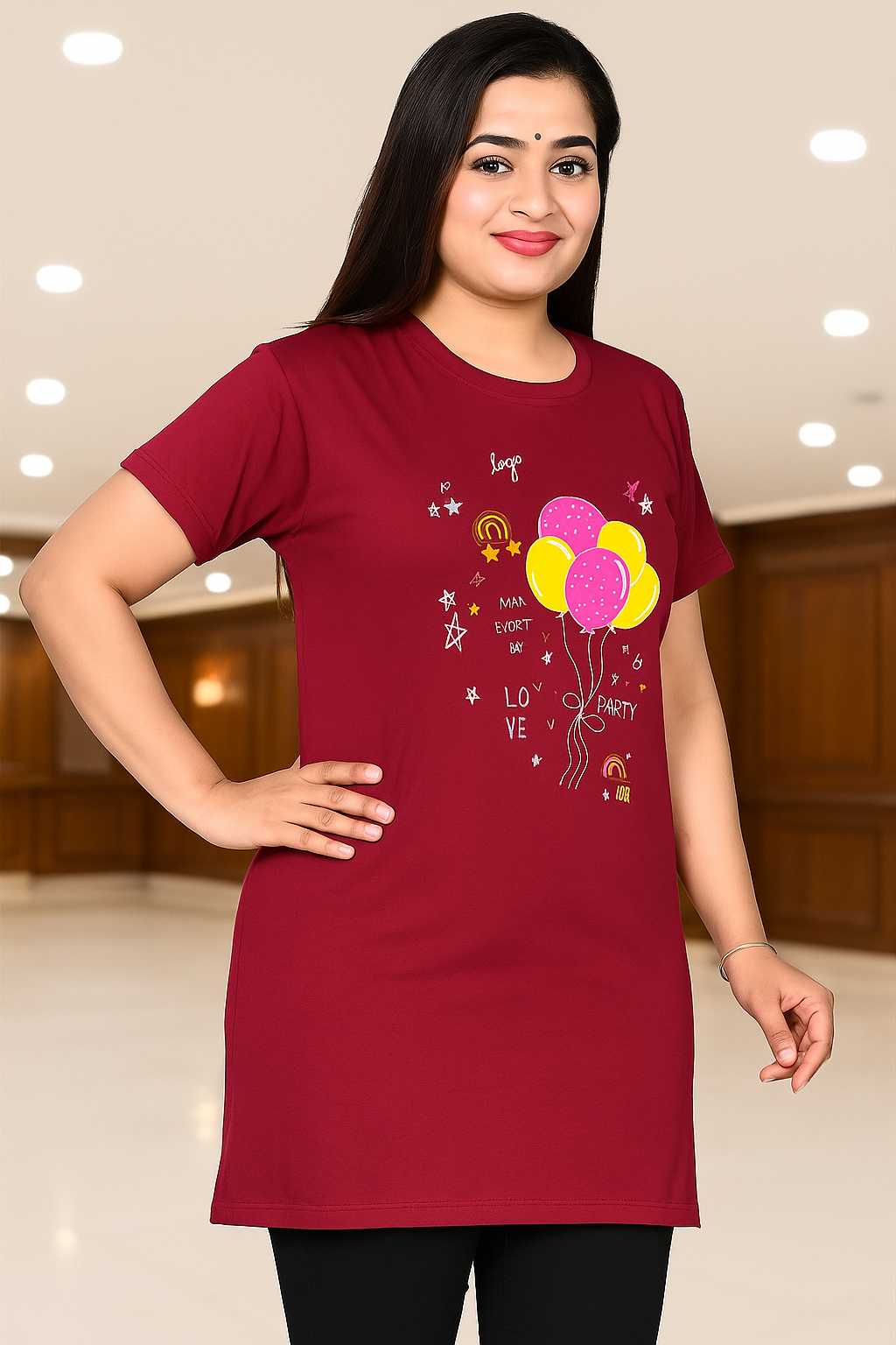 Women Long Polo T-Shirt