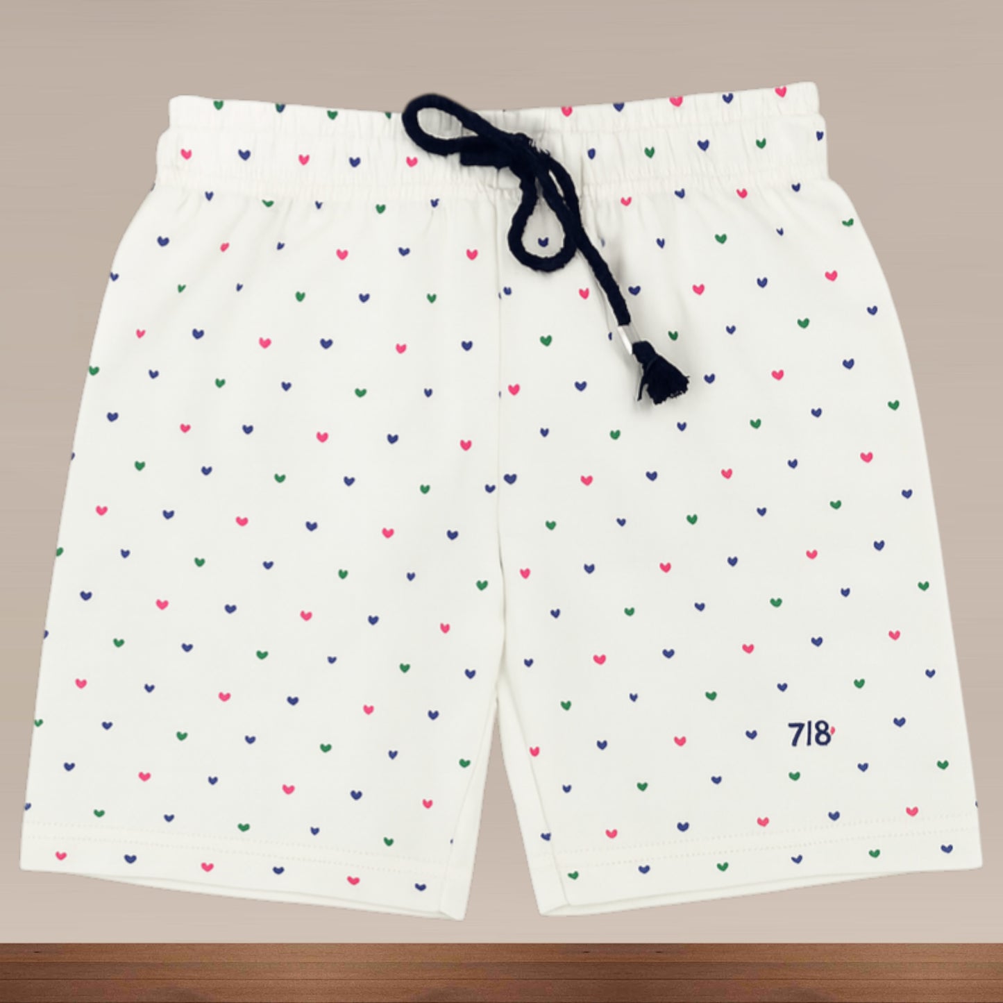 Boy Printed Rope Shorts