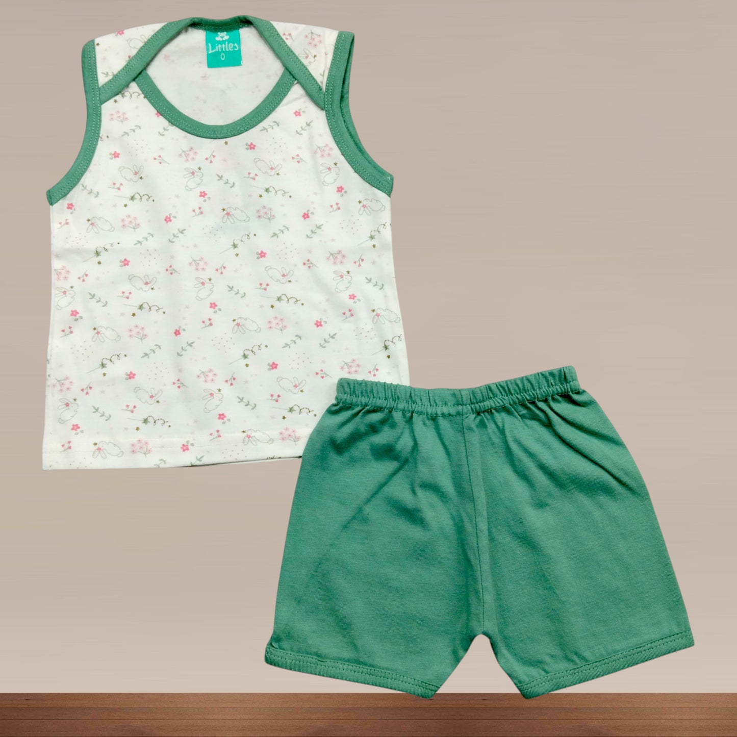 Premium Baby Sleeveless Shorts Set - 3001