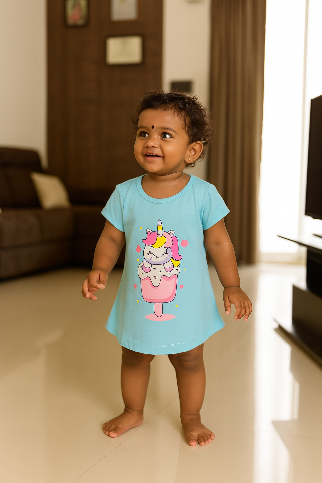 Premium Girl Baby Frock - 3010