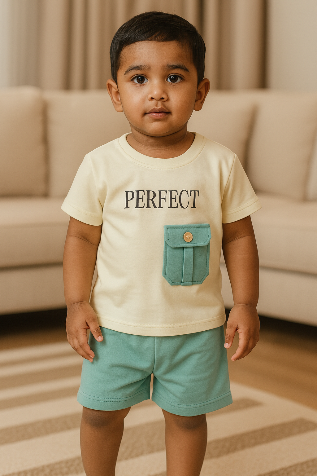 Premium Boy Baby Half Sleeve Shorts Set