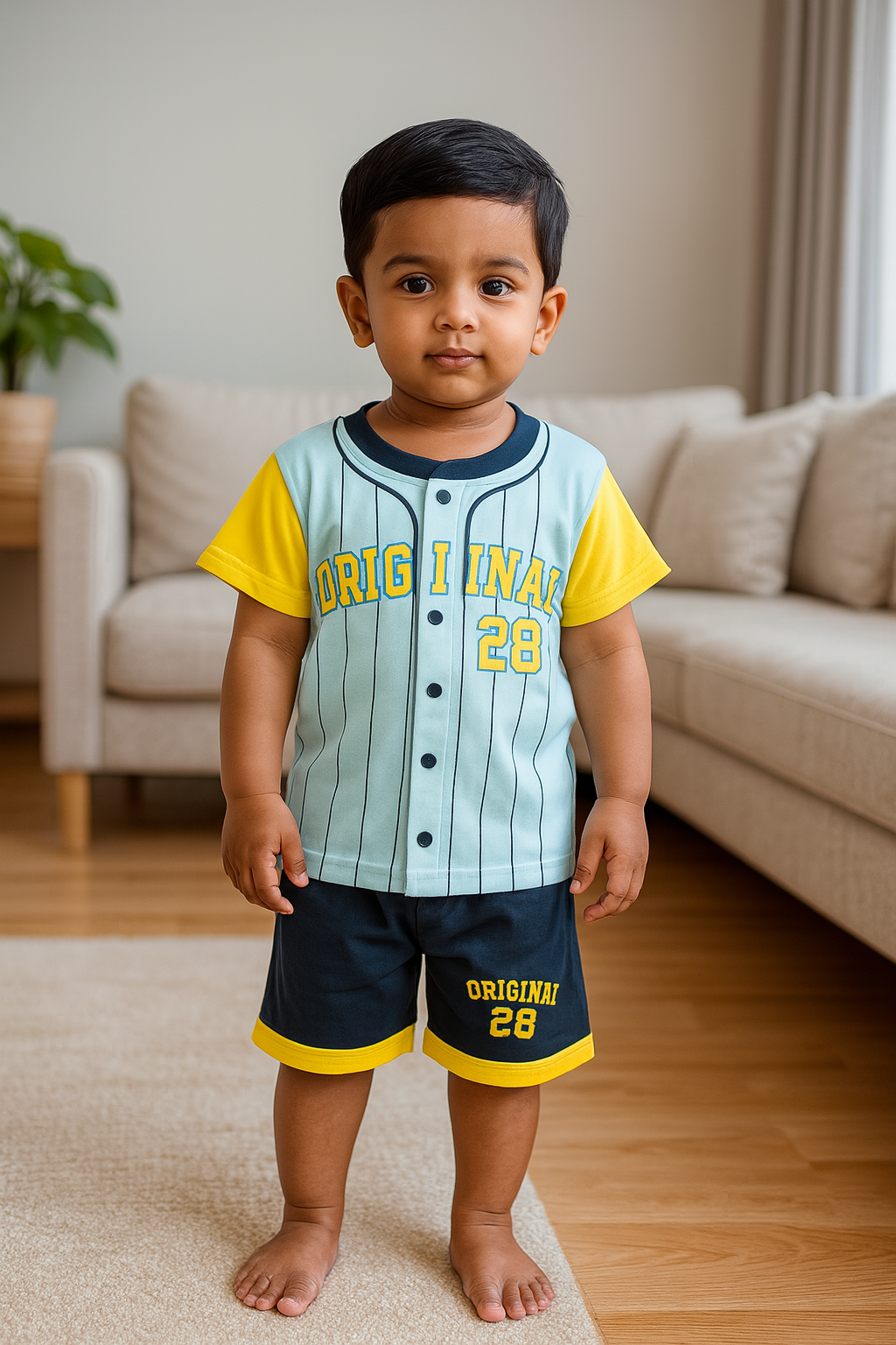 Premium Boy Baby Shorts Set - 221