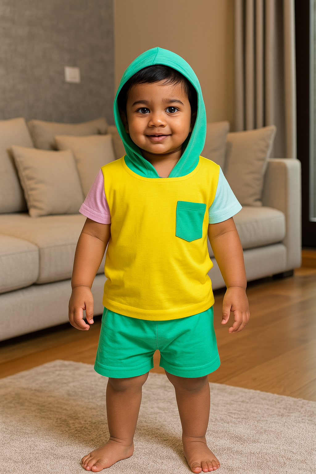 Premium Boy Baby Shorts Set - 206