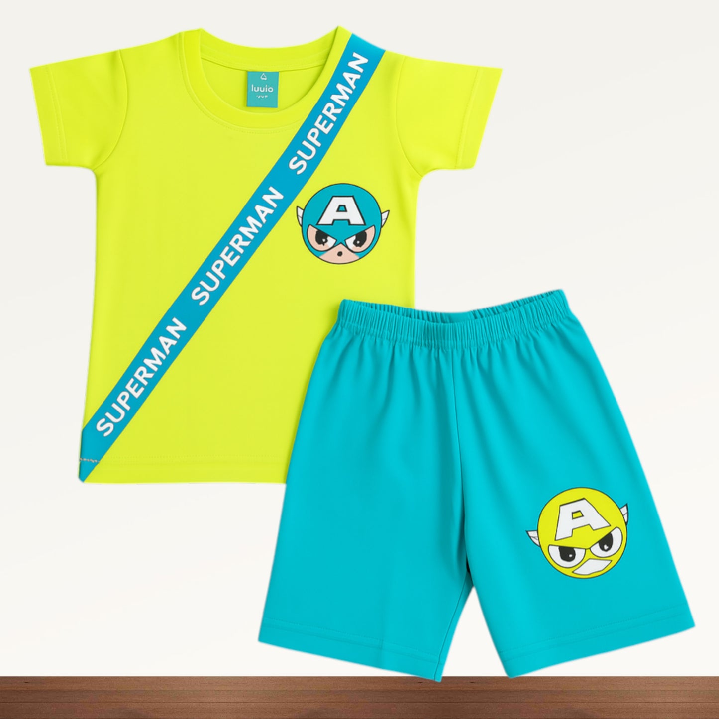 Premium Boy Baby Half Sleeve Shorts Set - 216