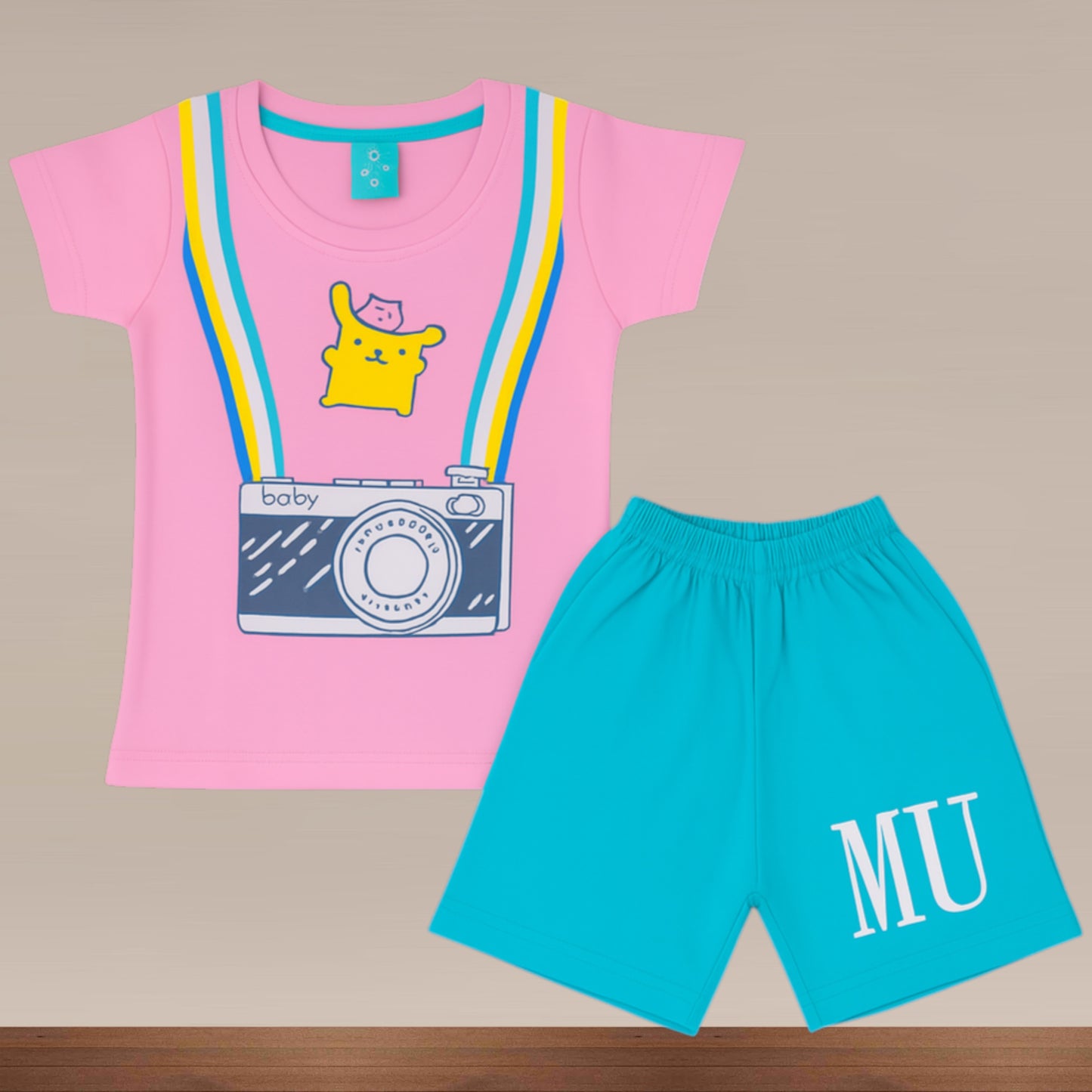 Premium Boy Baby Half Sleeve Shorts Set - 216