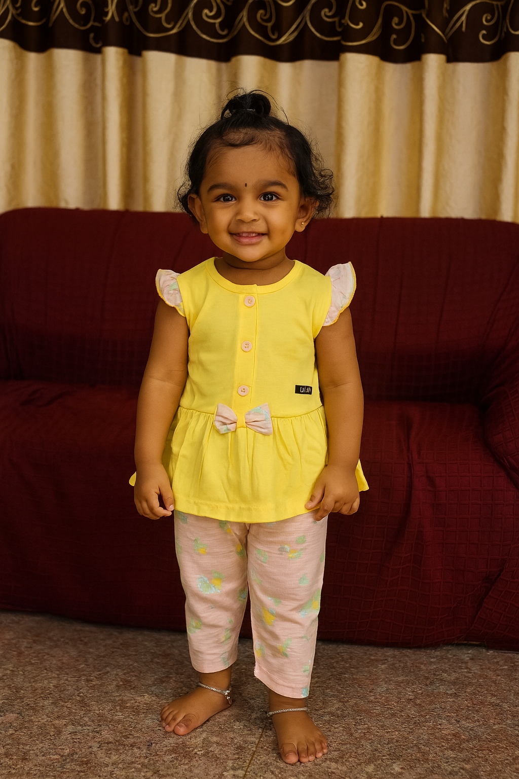 Premium Baby Girl Capri Set