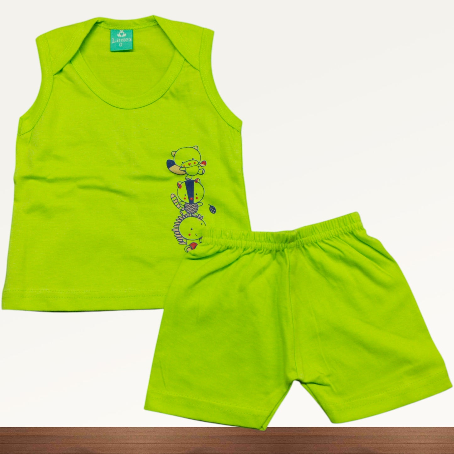 Premium Baby Sleeveless Shorts Set - 3001