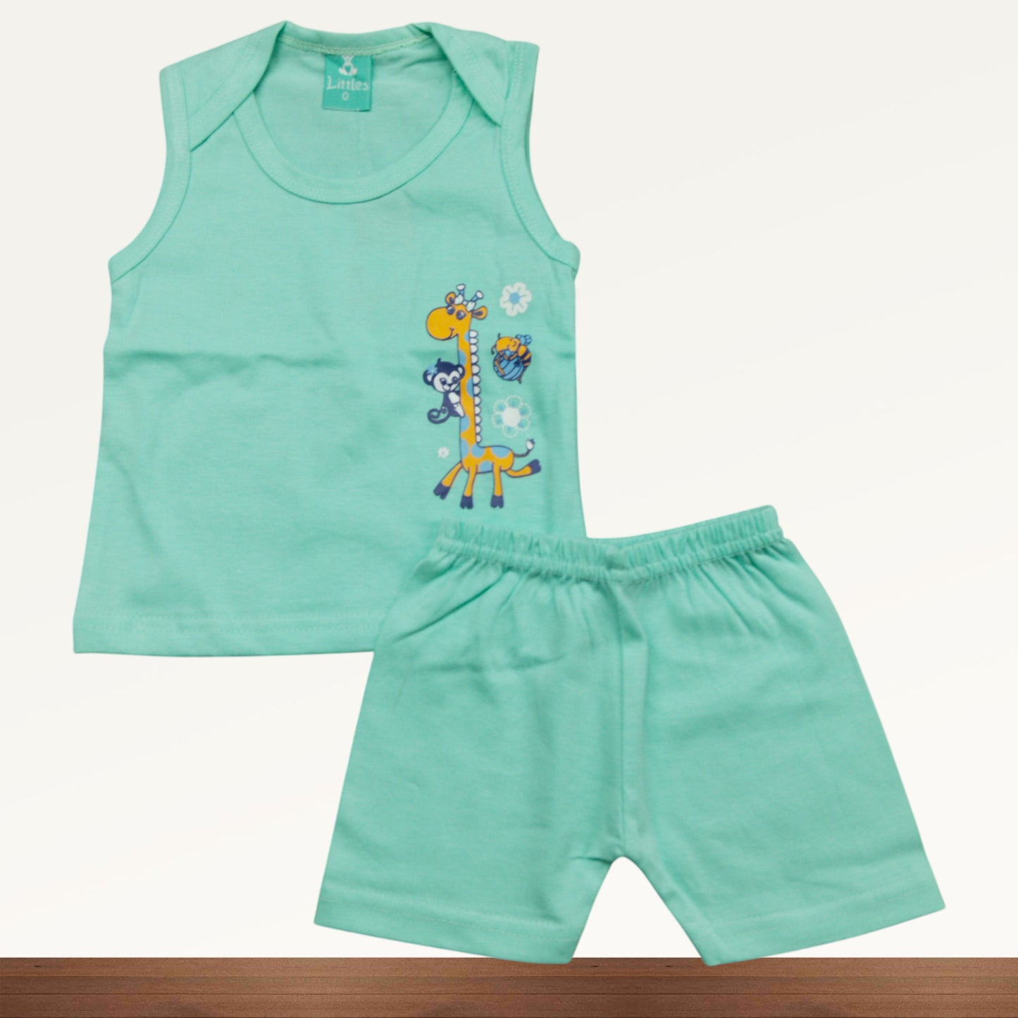 Premium Baby Sleeveless Shorts Set - 3001