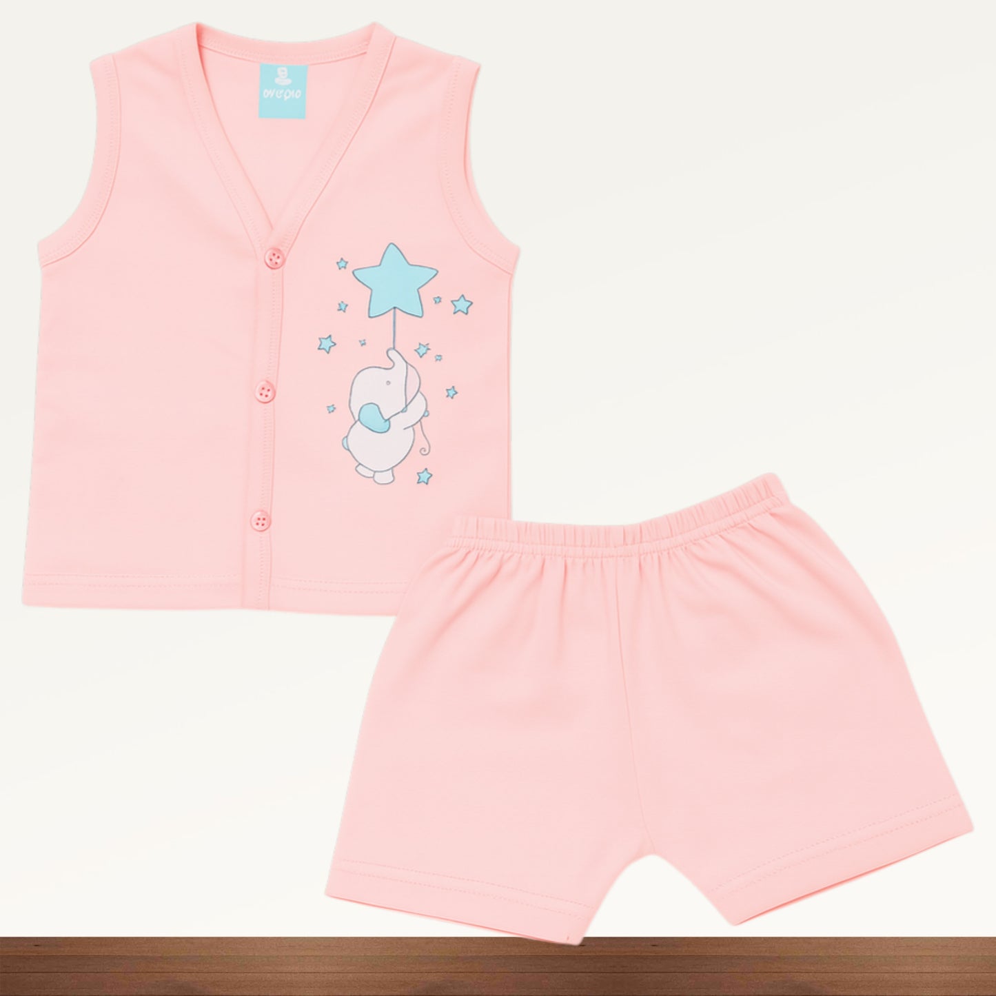 Premium Baby Front Button Shorts Set - 3002