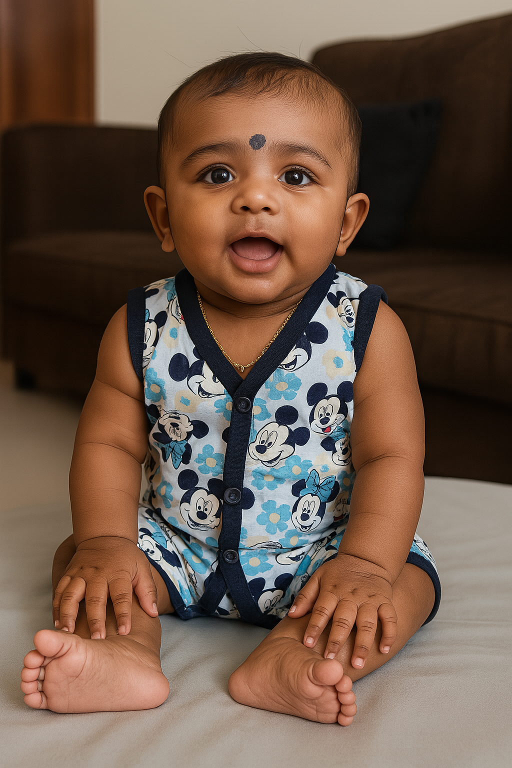 Premium Baby Front Button Shorts Set - 3002
