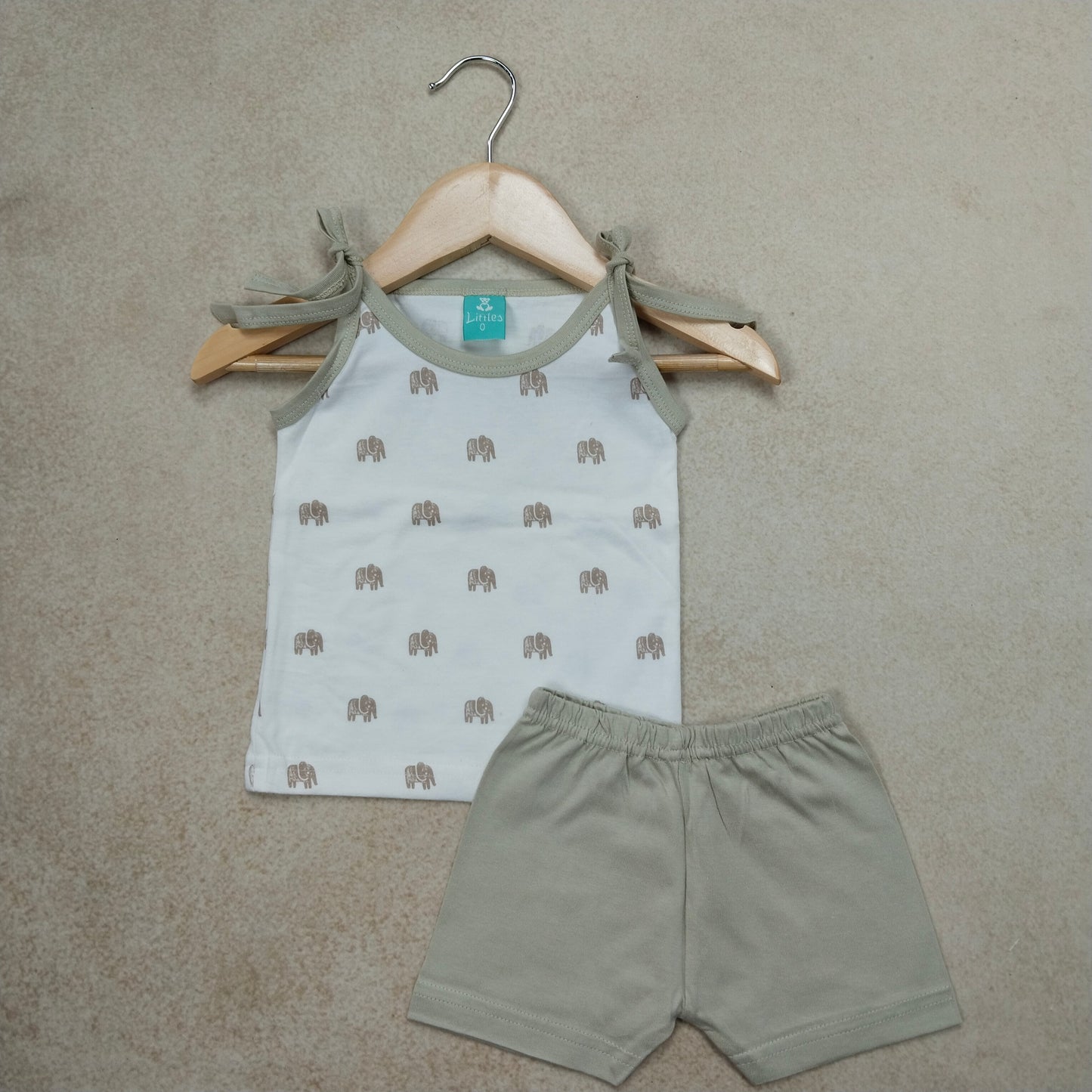 Premium Baby Tie Knot Shorts Set - 3005