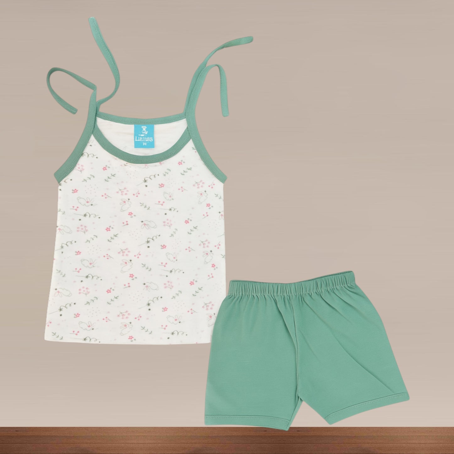 Premium Baby Tie Knot Shorts Set - 3005