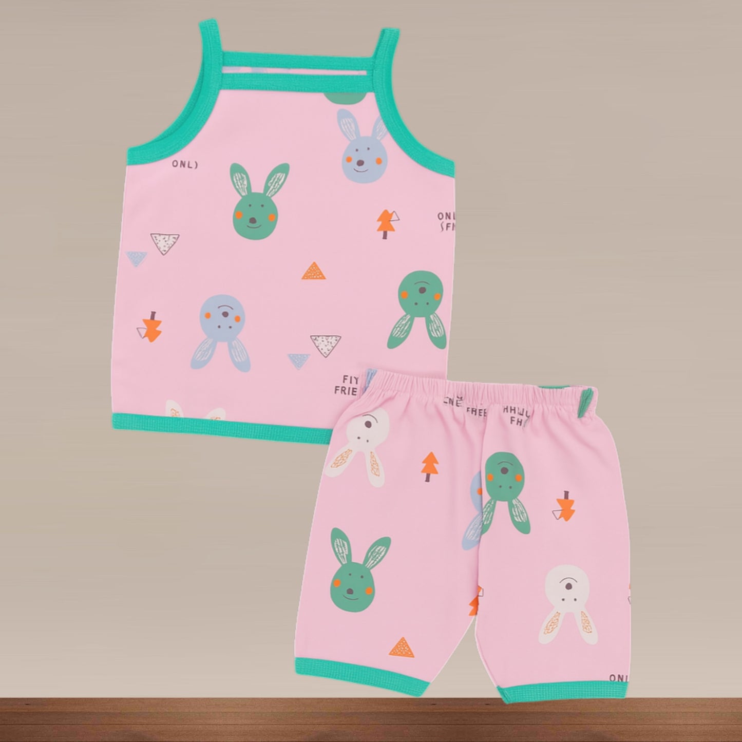 Premium Baby Tie Knot Shorts Set - 3004