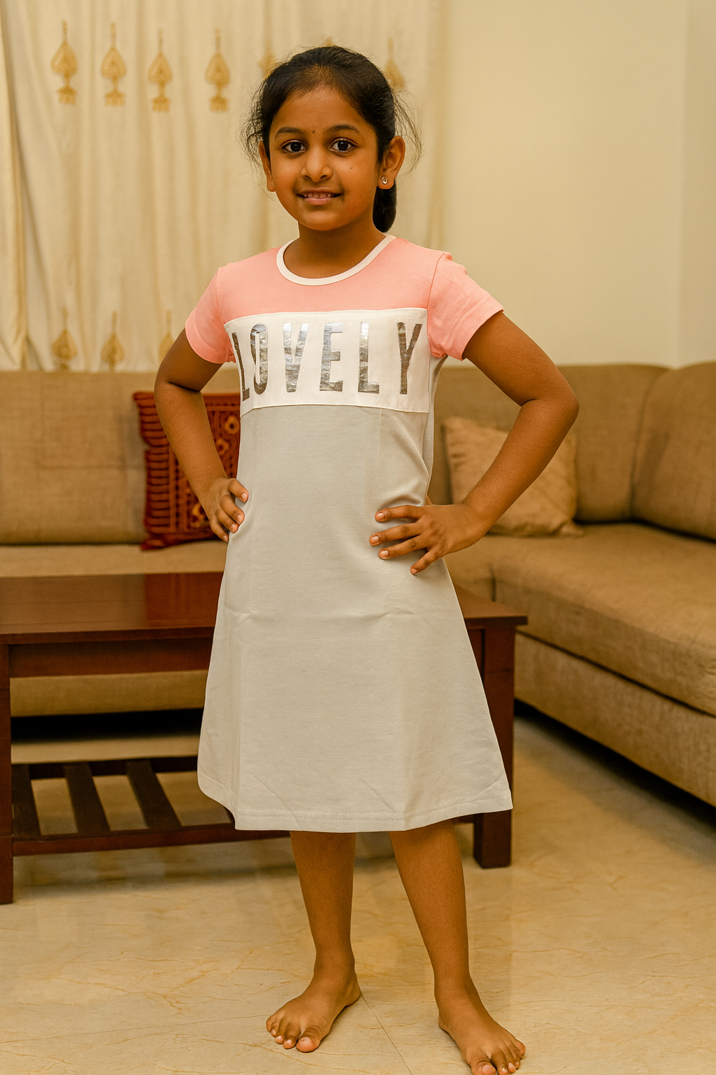 Premium Kids Long Polo Frock - 9024