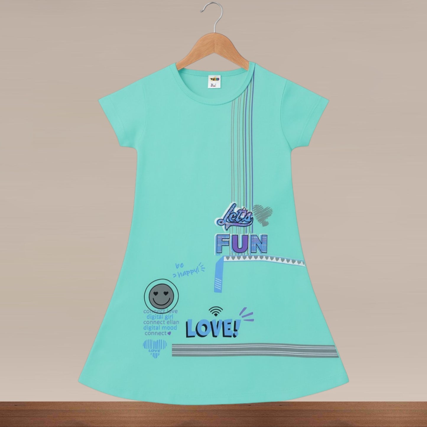 Premium Kids Long Polo Frock - 9024