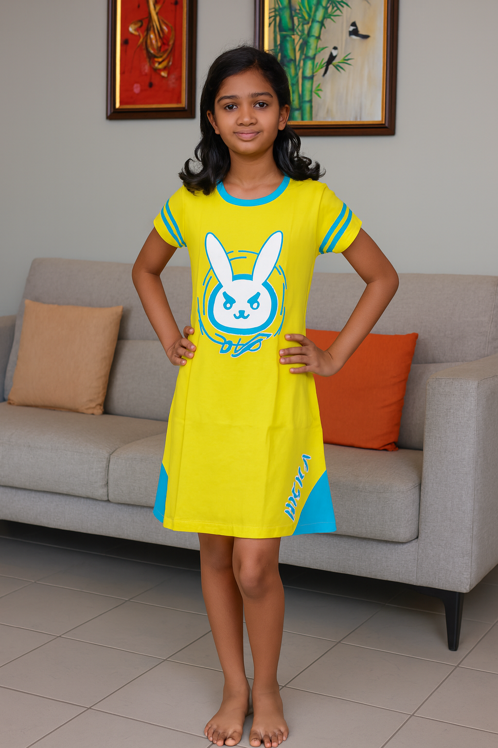 Premium Kids Long Polo Frock - 9024