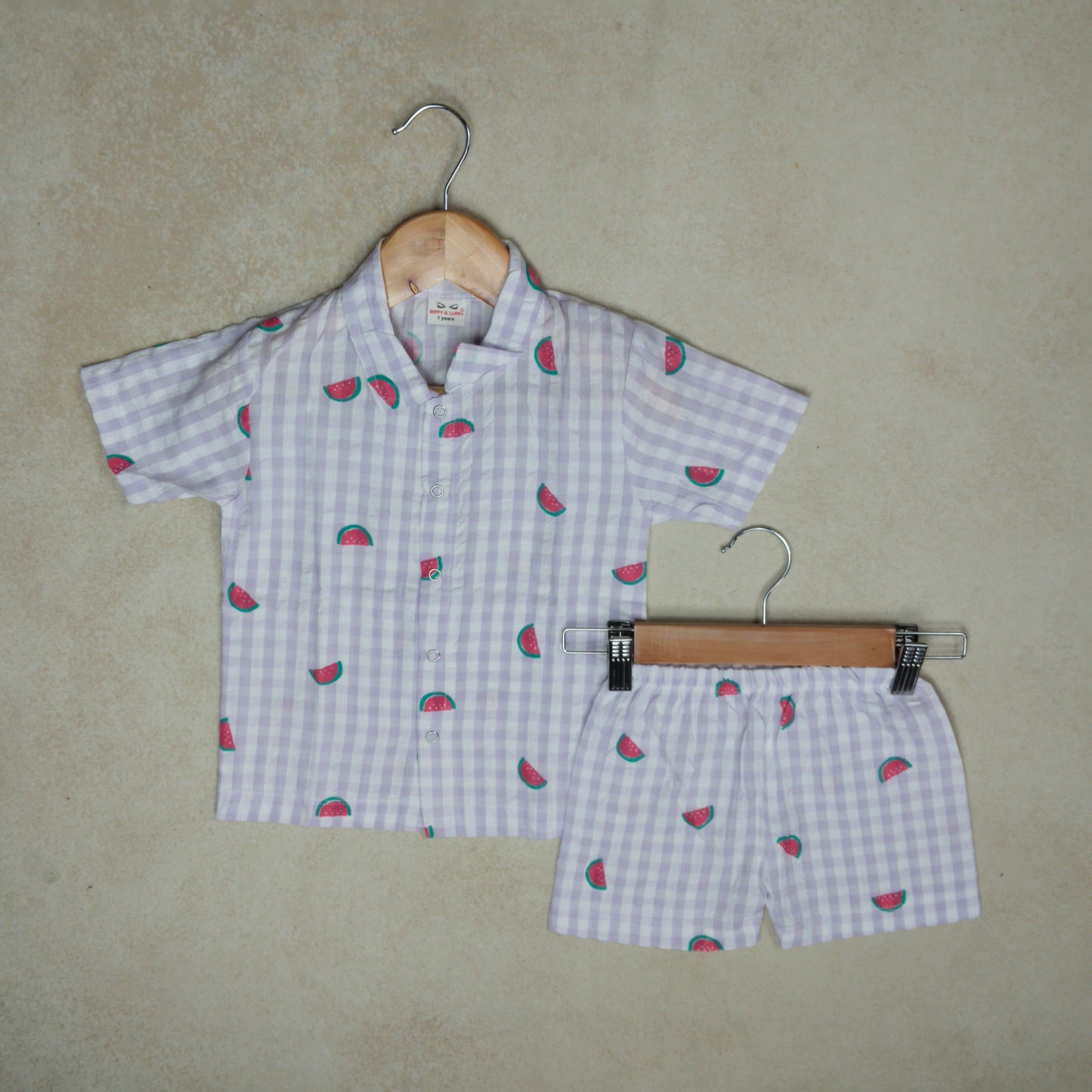 Premium Muslin Baby Co-ord Shorts Set
