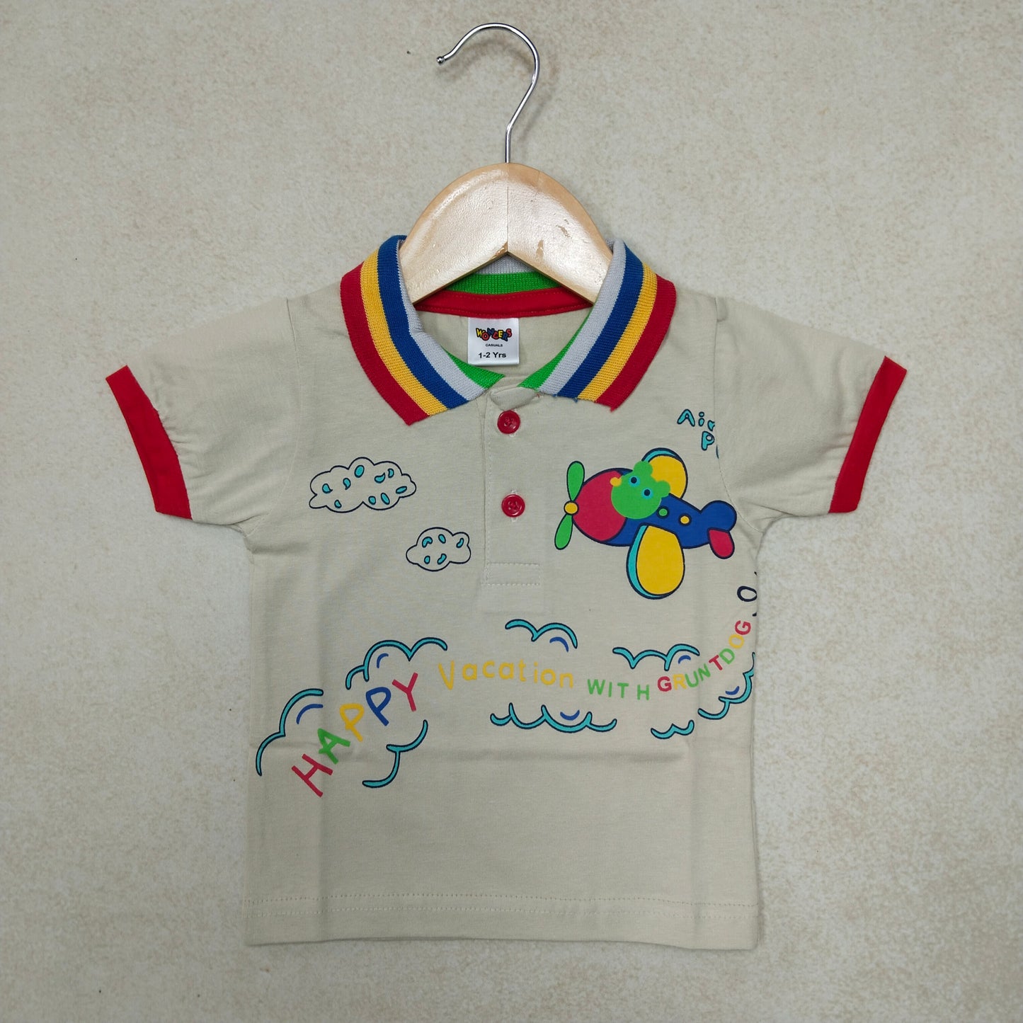 Premium Boy Collar T-Shirt - 9009