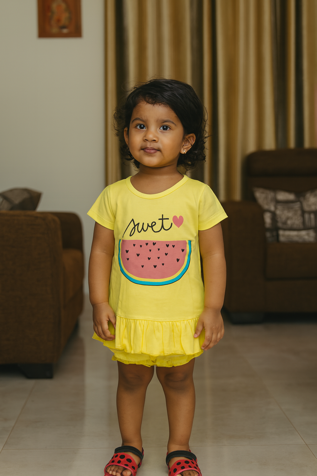 Premium Girl Fancy Frock Set - 243