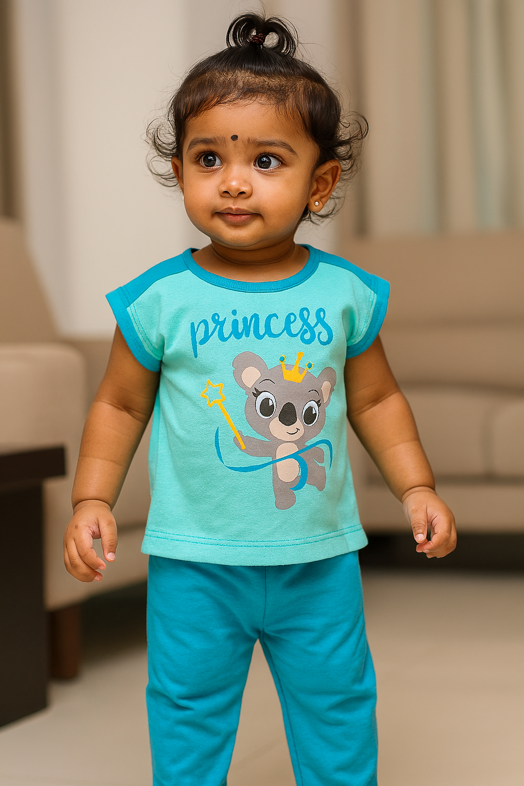 Baby Cotton Capri Set