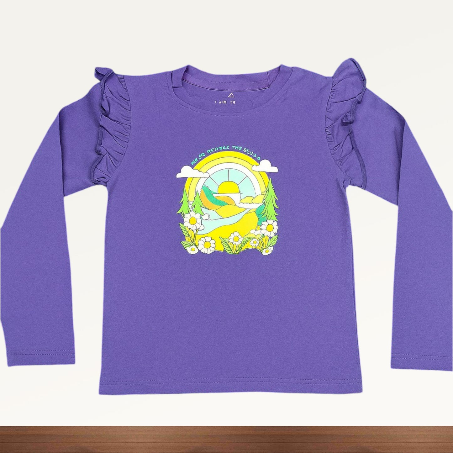Kids Girls Full Sleeve T-Shirt