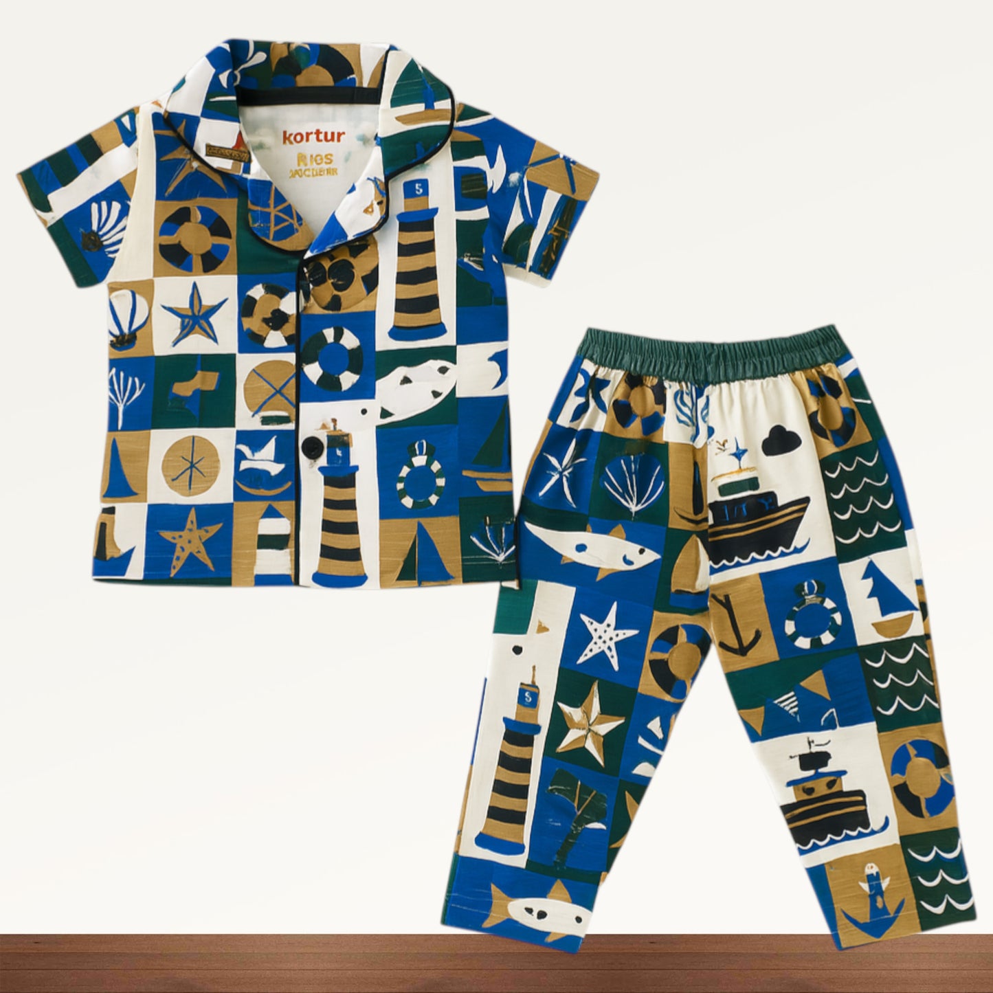 Kids Collar Co-ord Set