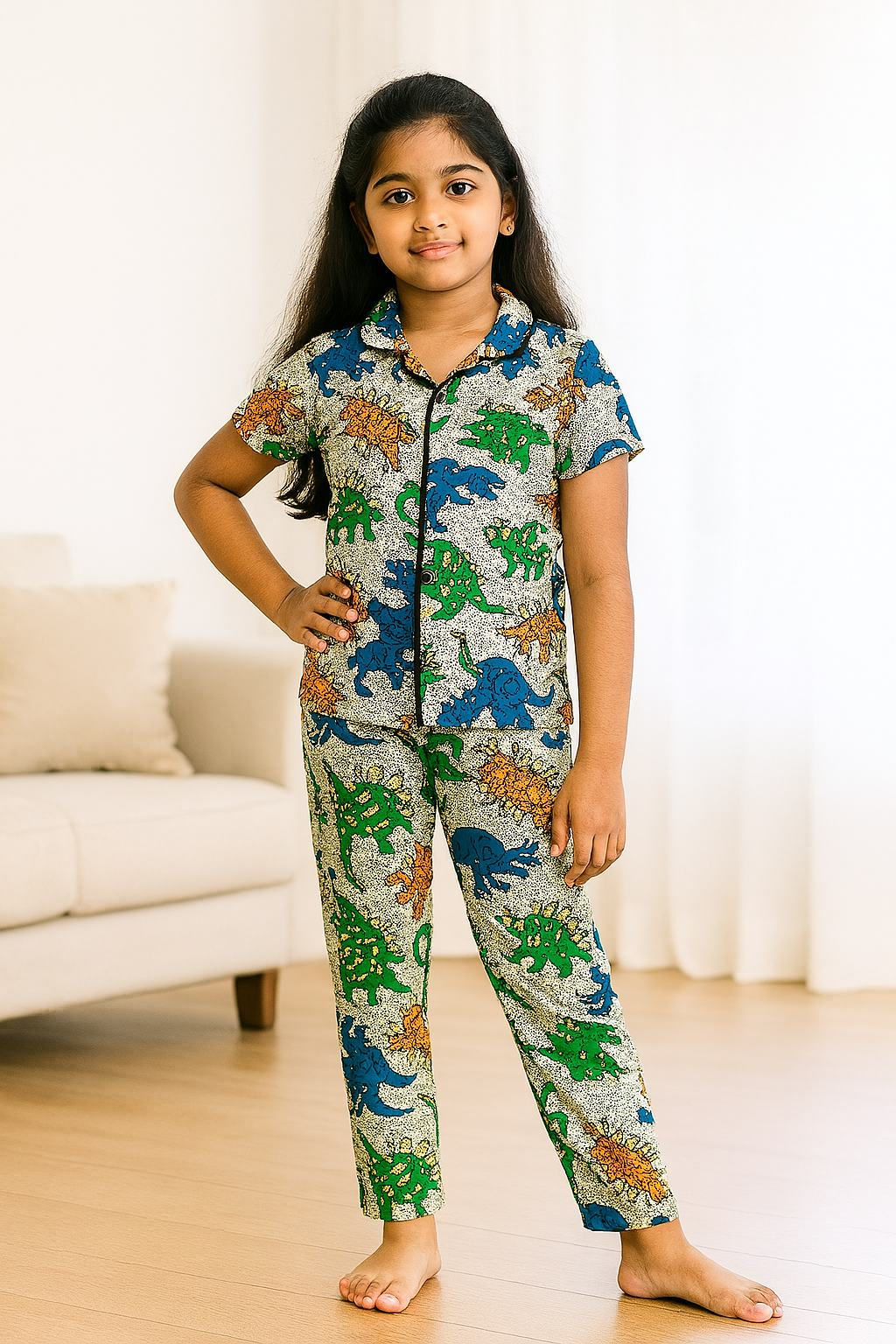 Kids Collar Co-ord Set