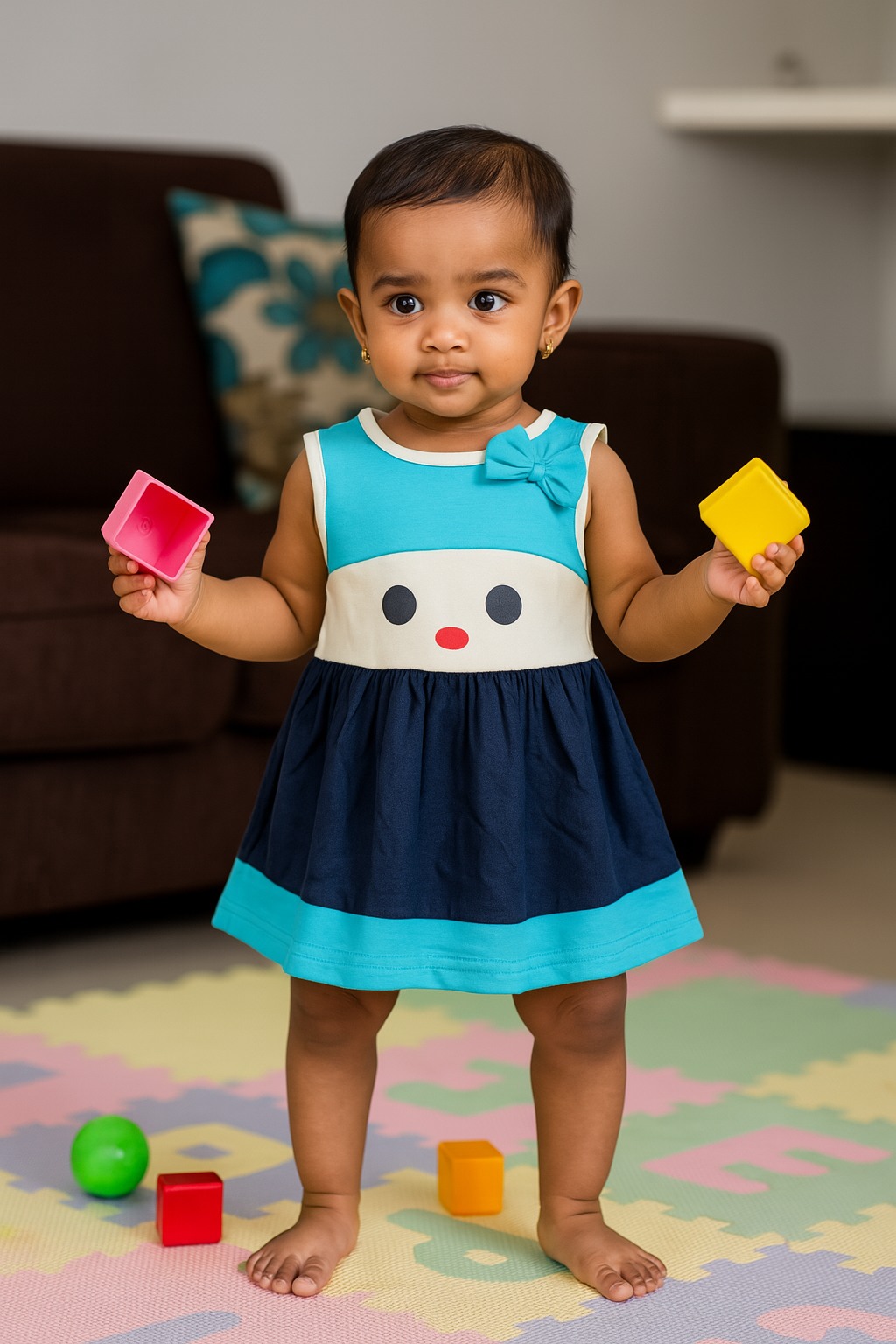 Baby Girl Frock Shorts set - 212