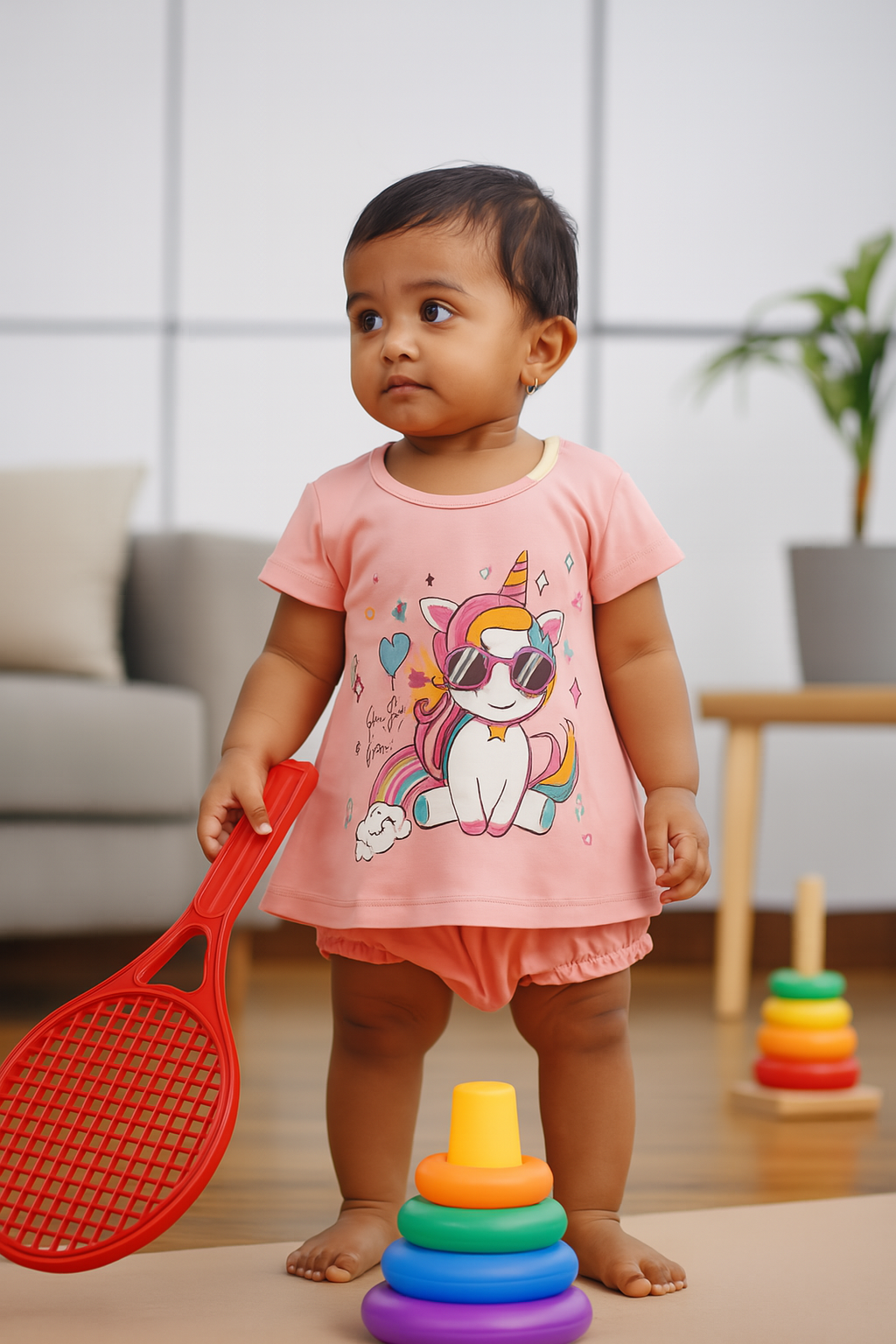 Baby Girl Frock Shorts set - 212